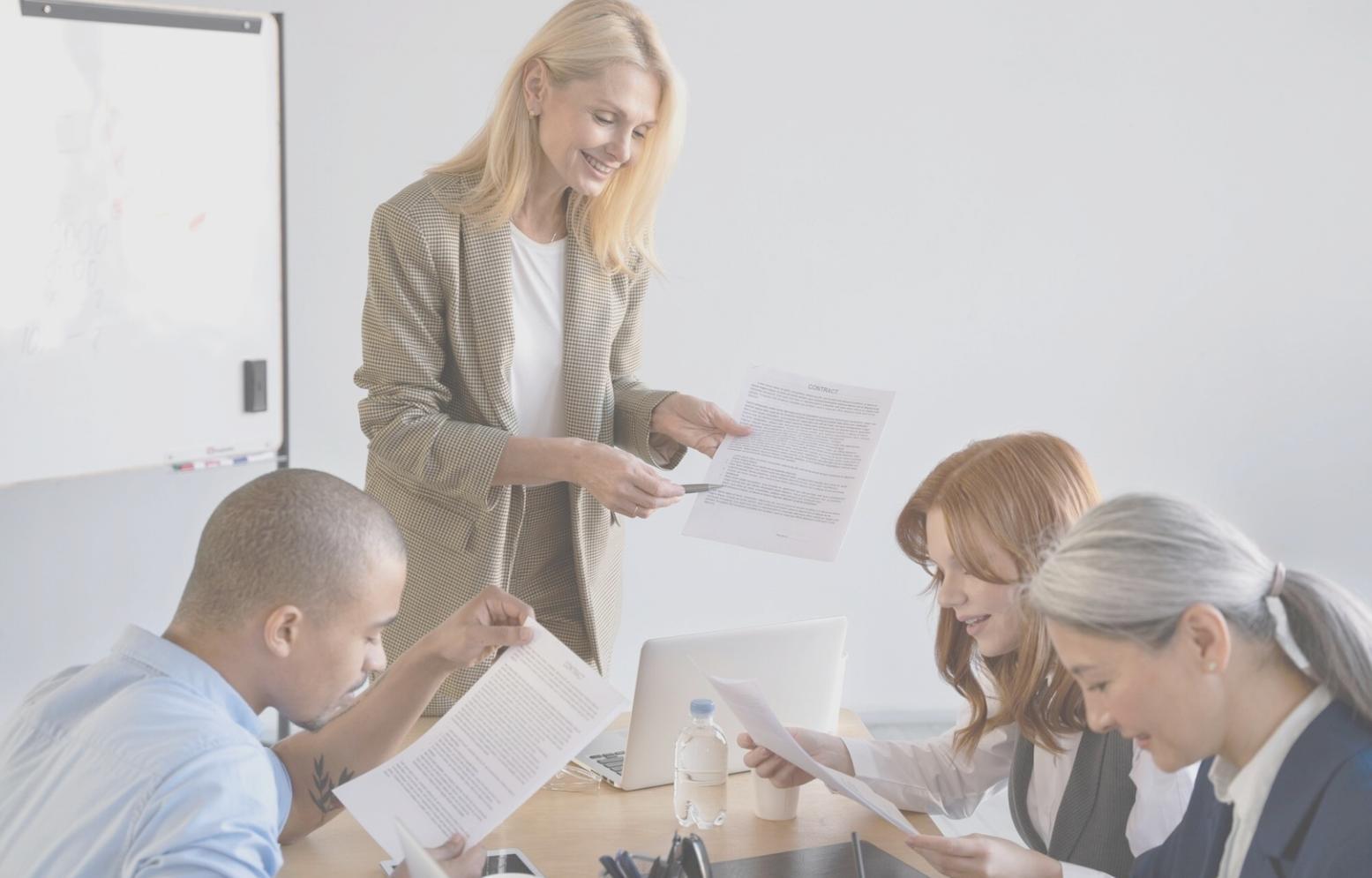 Environnement de travail professionnel pour la planification financière